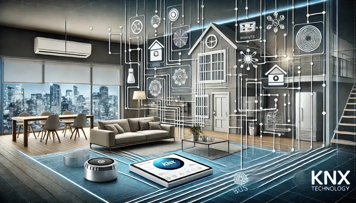 Knx-ue Rappresentazione di un sistema KNX integrato con Control4